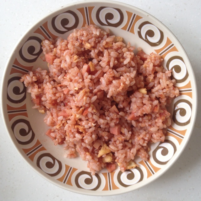 惠文做的腐乳蛋炒饭