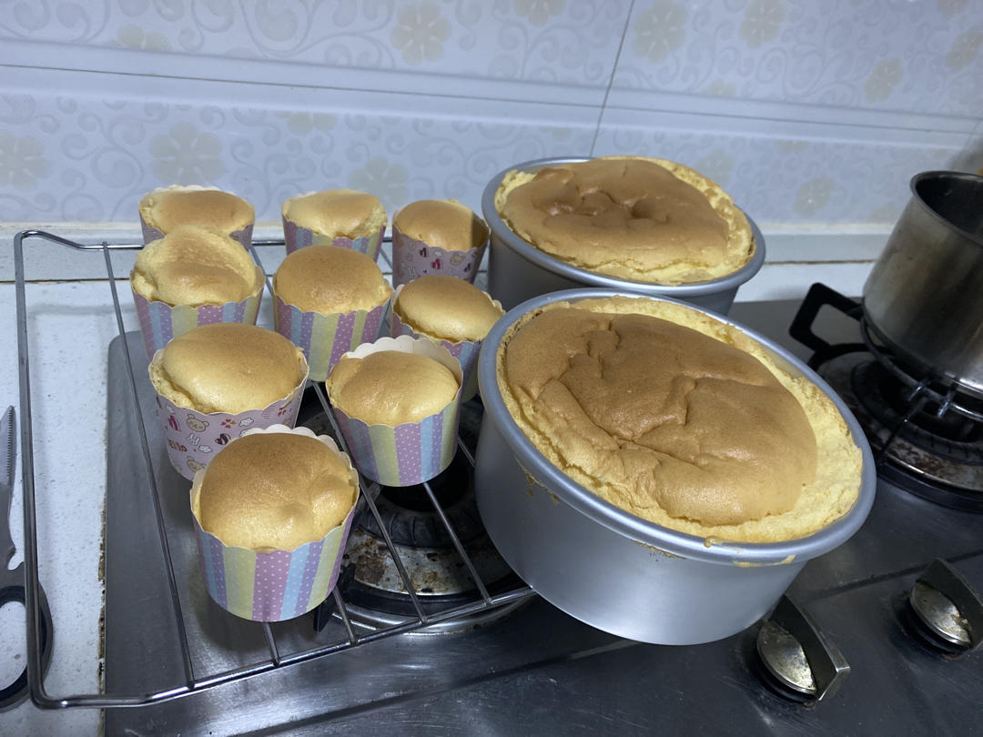 6寸，8寸，10寸戚风蛋糕配方（已更新）