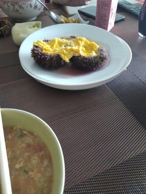 海胆蒸鸡蛋