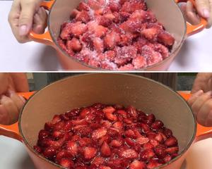 如何用科学做低糖无添加草莓酱 Low Sugar and Pectin-free Strawberry Jam的做法 步骤3
