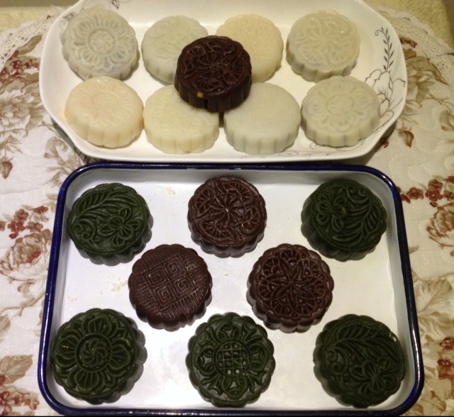 板栗冰皮月饼