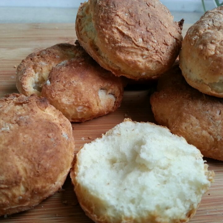 朴素的椰子油咸司康<Coconut Oil Biscuits>