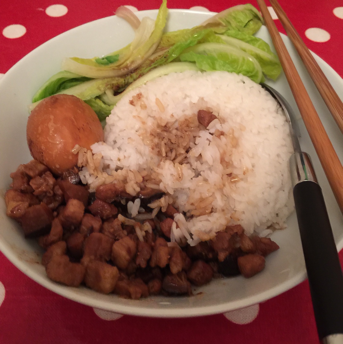 家常卤肉饭