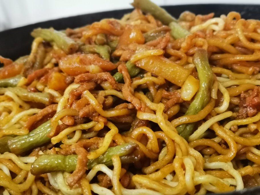 超详细的豆角肉丝焖面(正宗河南做法）