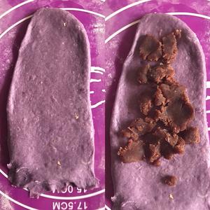 软萌紫薯豆沙小面包（100%全麦低卡）的做法 步骤8
