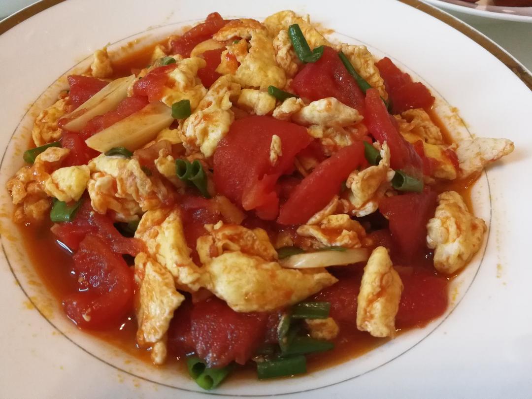 赛螃蟹炒番茄【The national Chinese food】
