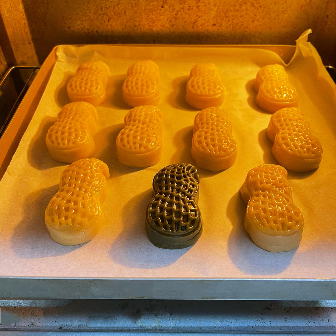 好事（柿）发（花）生🥜—广式伯爵红茶花生月饼