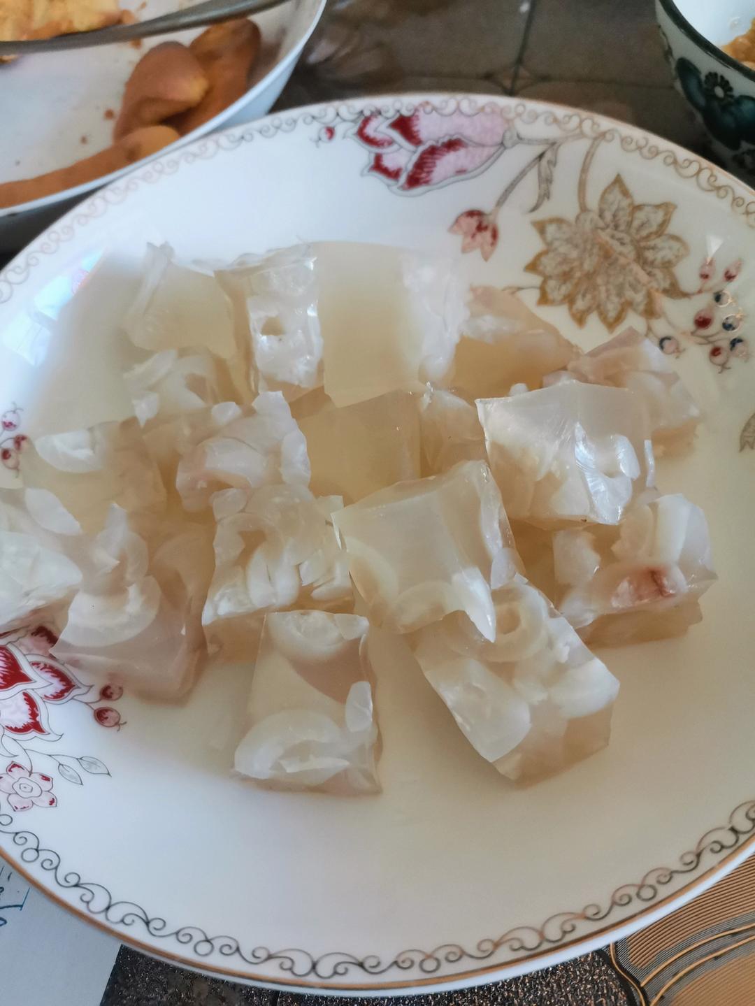 水晶肉皮冻