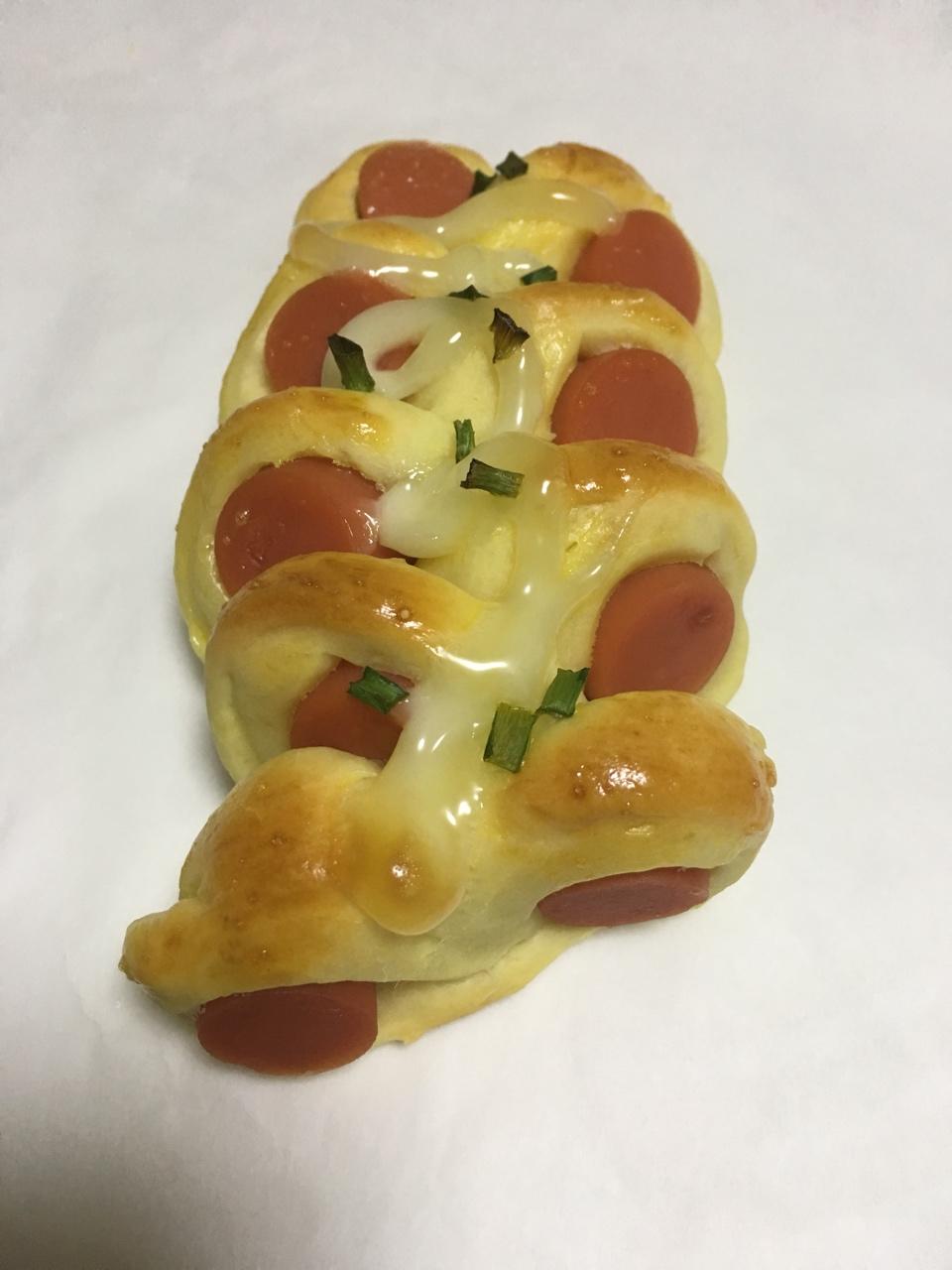 葱香火腿面包