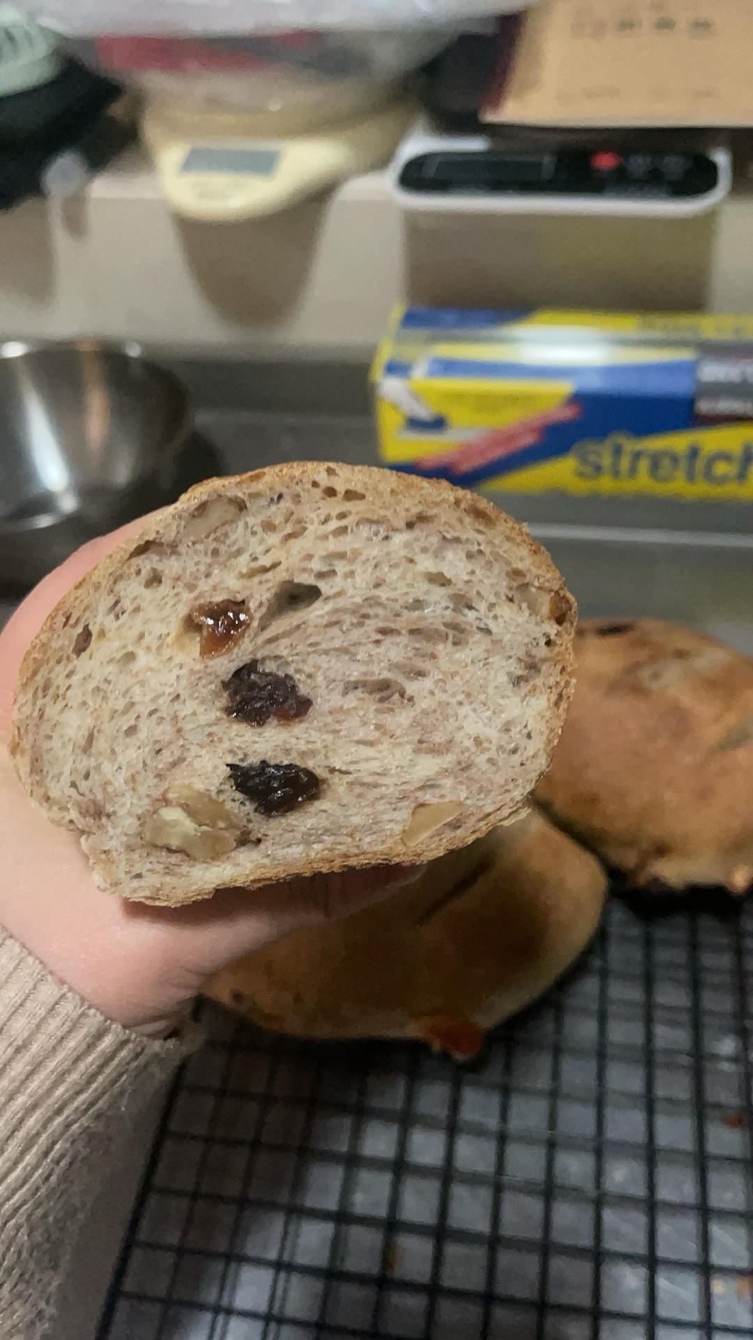 山姆同款无糖全麦坚果果干欧包，天天吃都不腻！