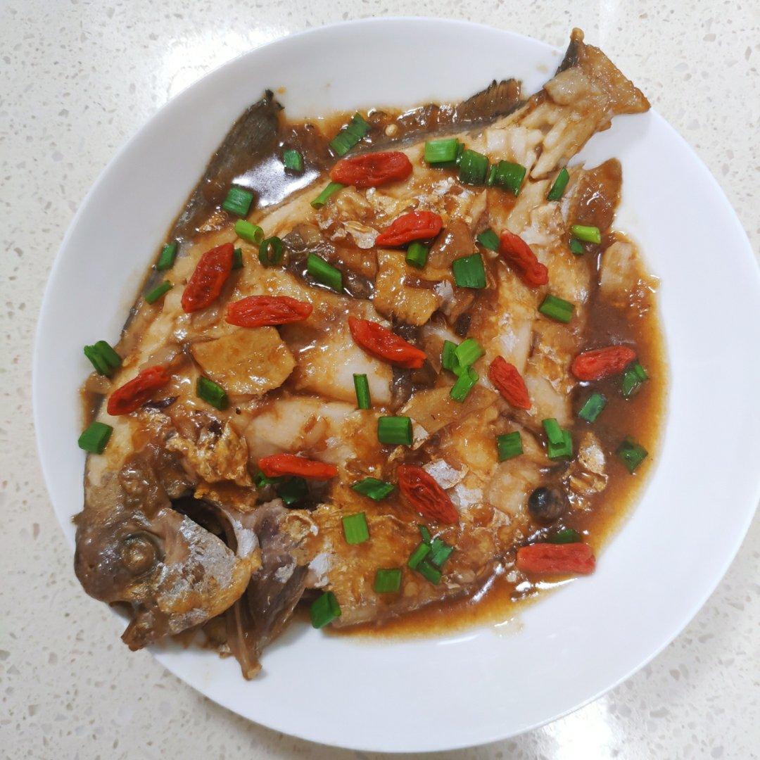 家常红烧鲳鱼