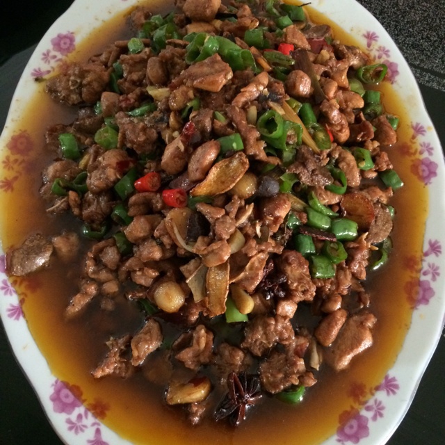 双椒兔丁（重口味江湖菜）