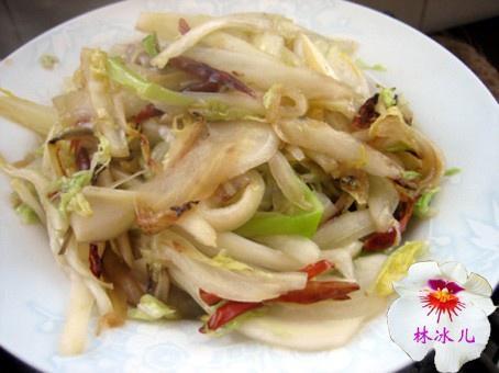 三丝糖醋白菜的做法