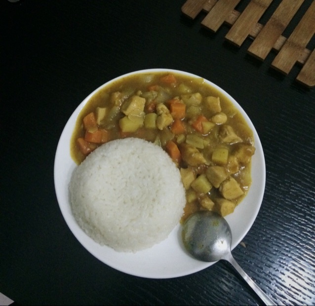 咖喱鸡饭