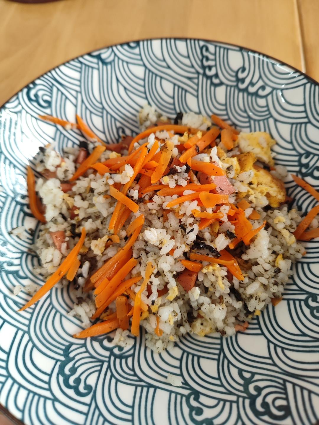一定试试的！紫菜炒饭