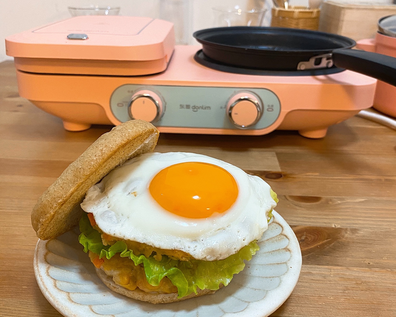 【东菱三明治早餐机】满分早午餐 - 田园麦芬的做法