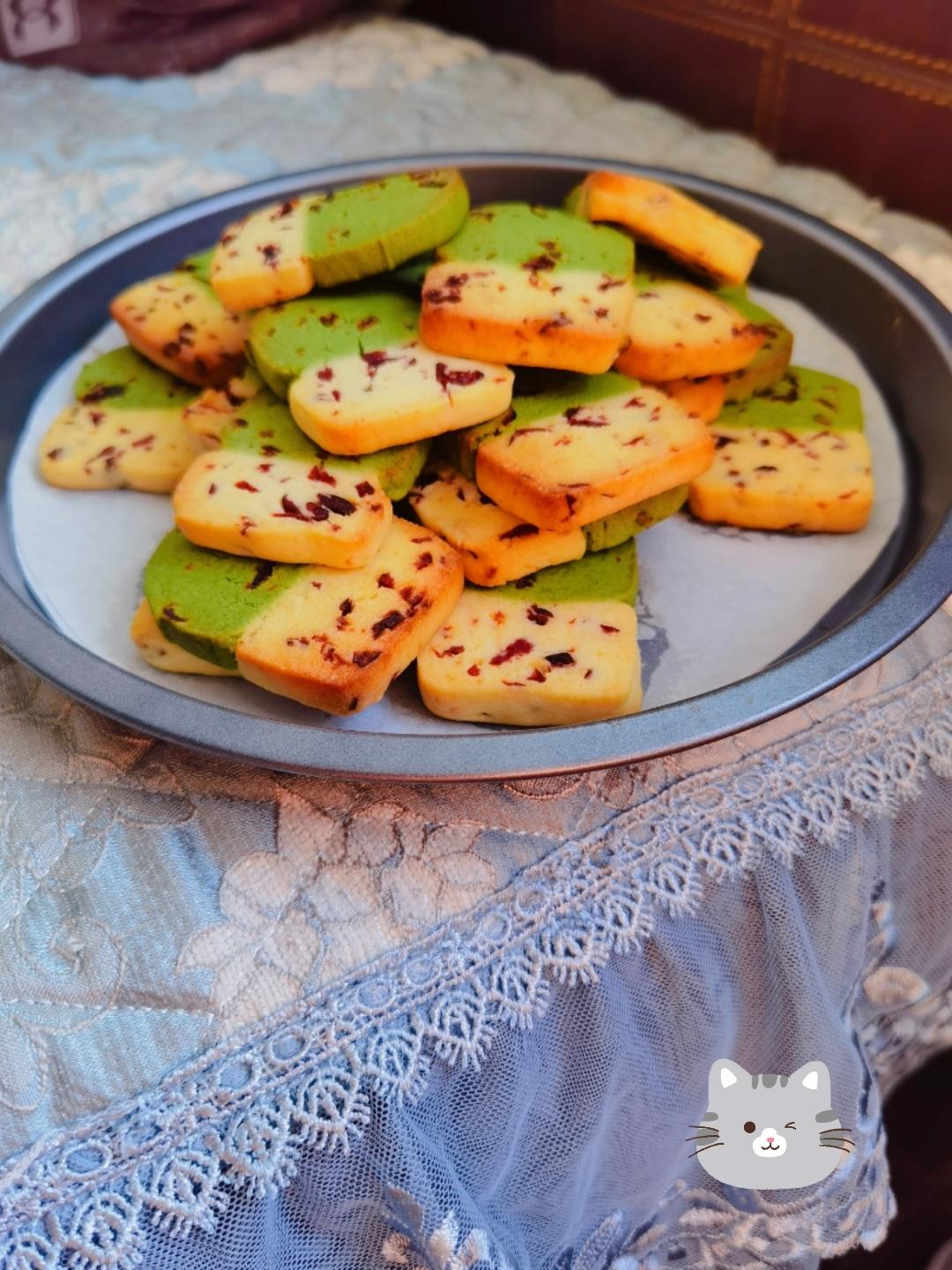 双色蔓越莓饼干