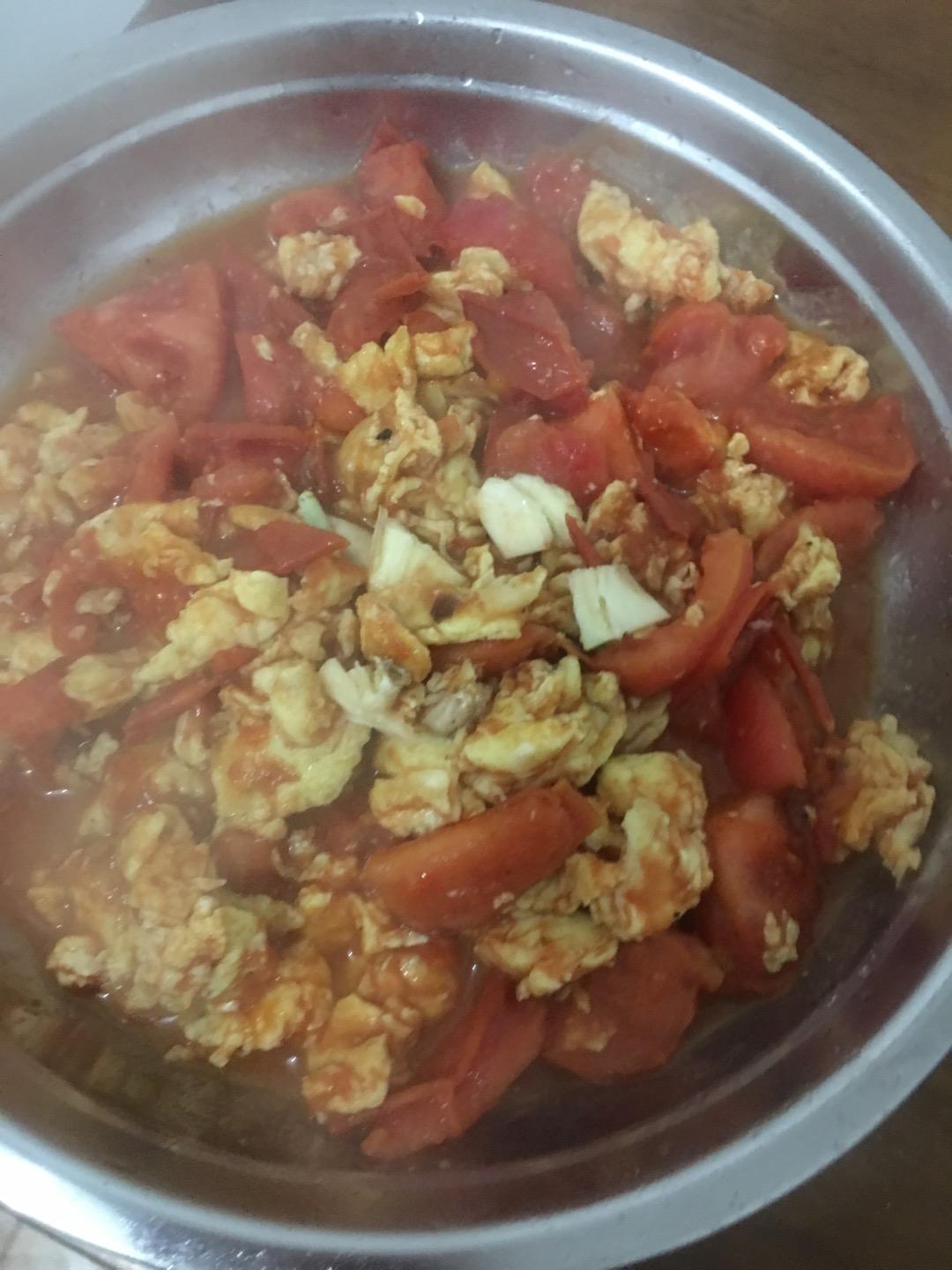 鸡蛋炒西红柿i