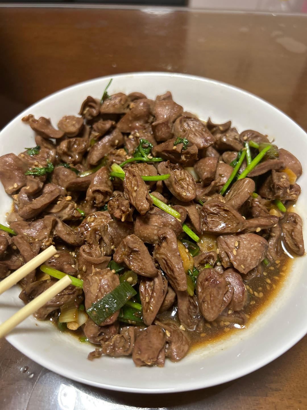 孜然鸡心