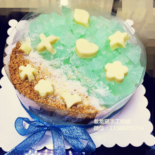 海洋酸奶慕斯蛋糕