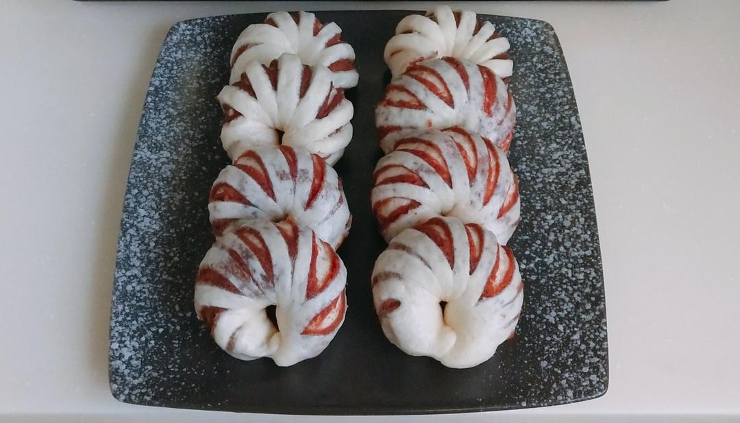 小灯笼豆沙卷 豆沙包 超治愈 一次醒发 附整形细节视频