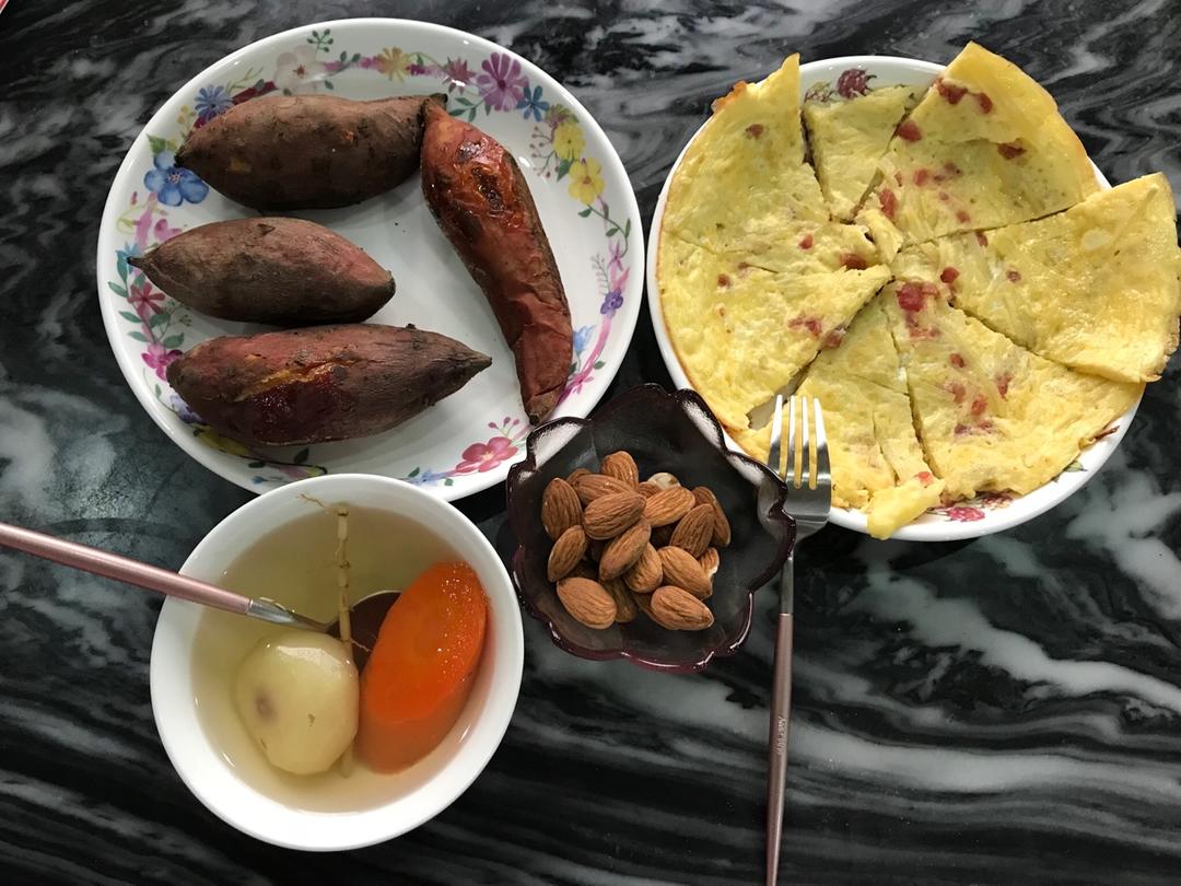 火腿土豆蛋饼