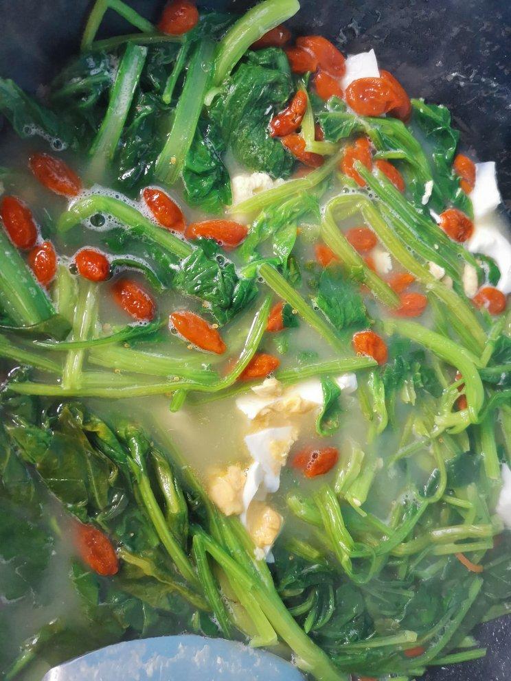 上汤菠菜～附简易版赛螃蟹
