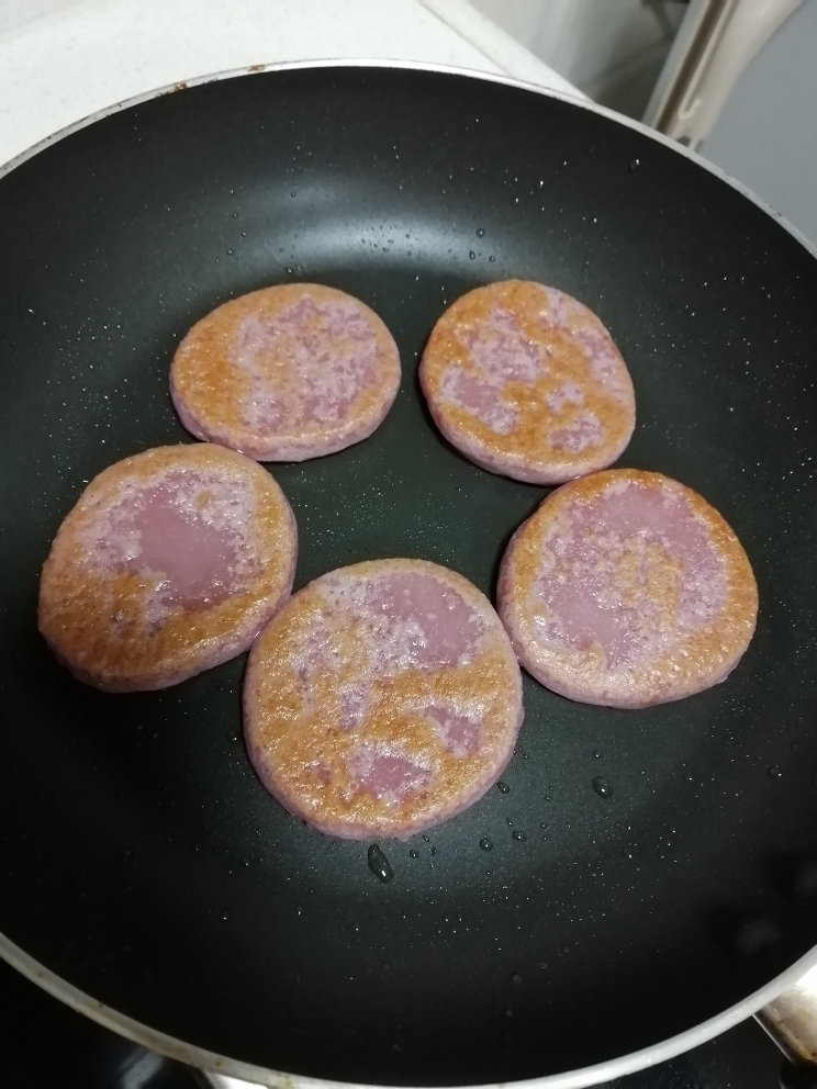 紫薯饼.纯素的做法 步骤7