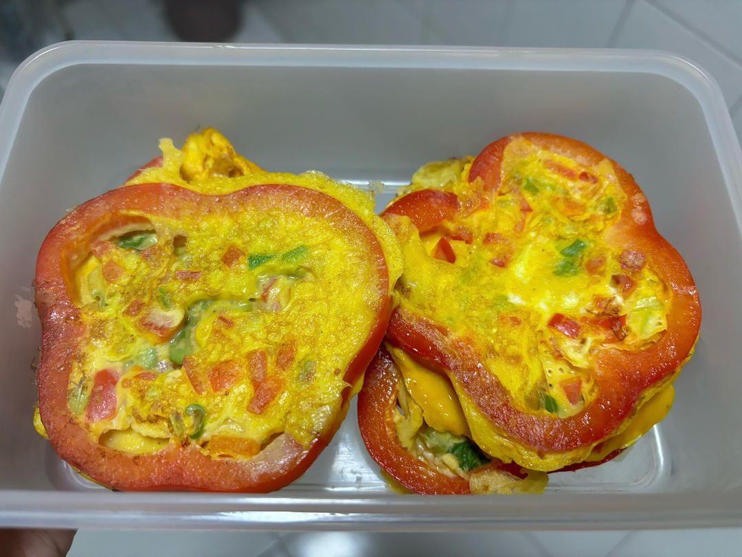 彩椒灌饼