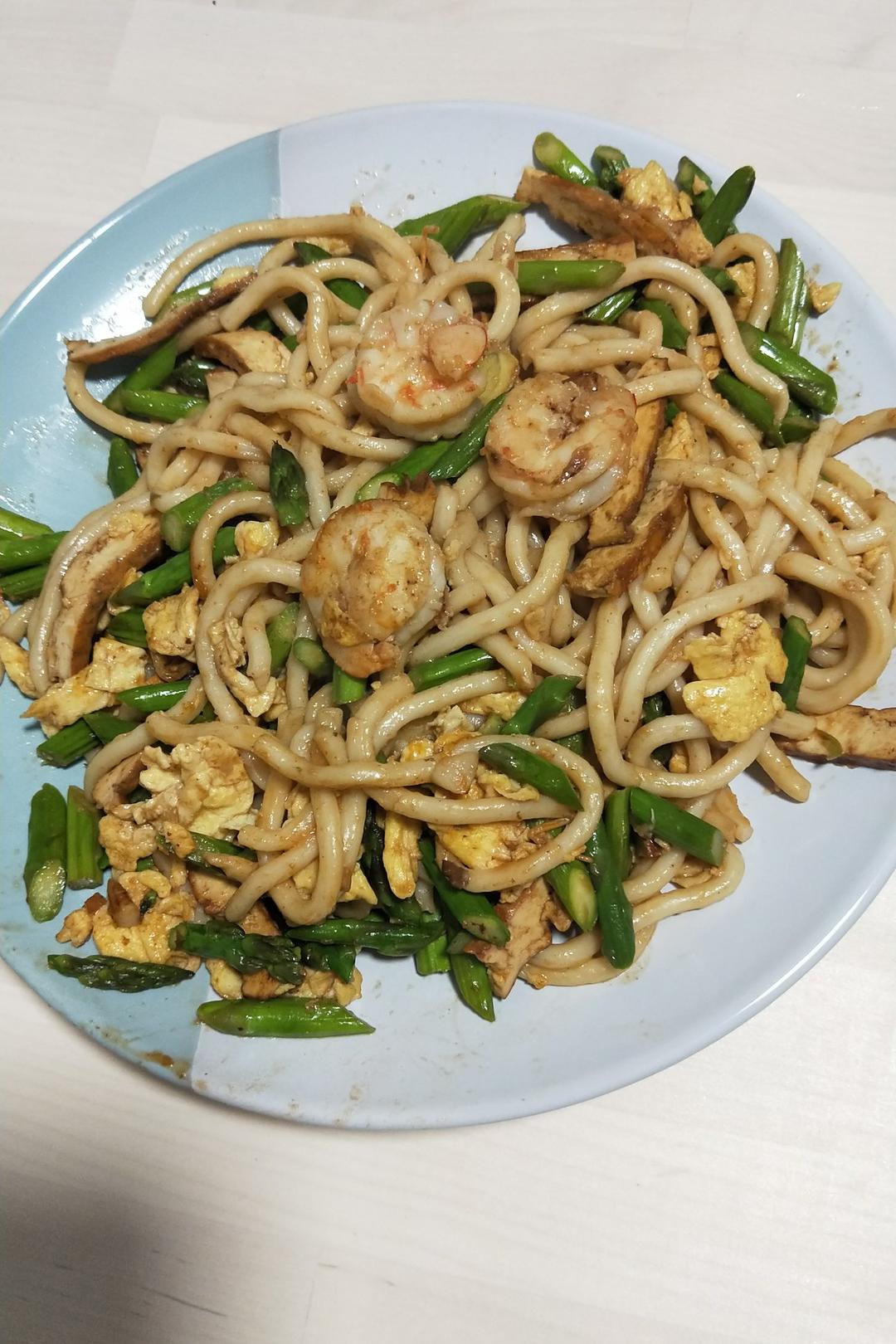 什锦炒乌冬面