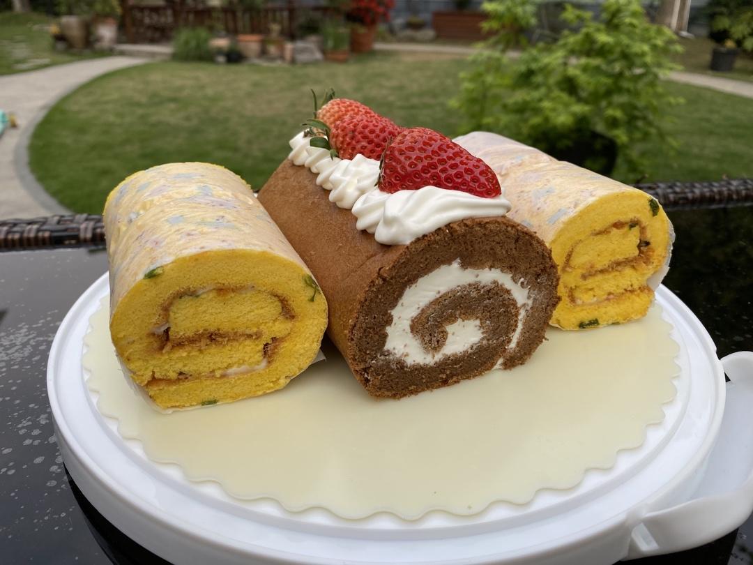 比肉松小贝还好吃的蛋糕卷！5个鸡蛋一碗面粉，够一家人的早餐！