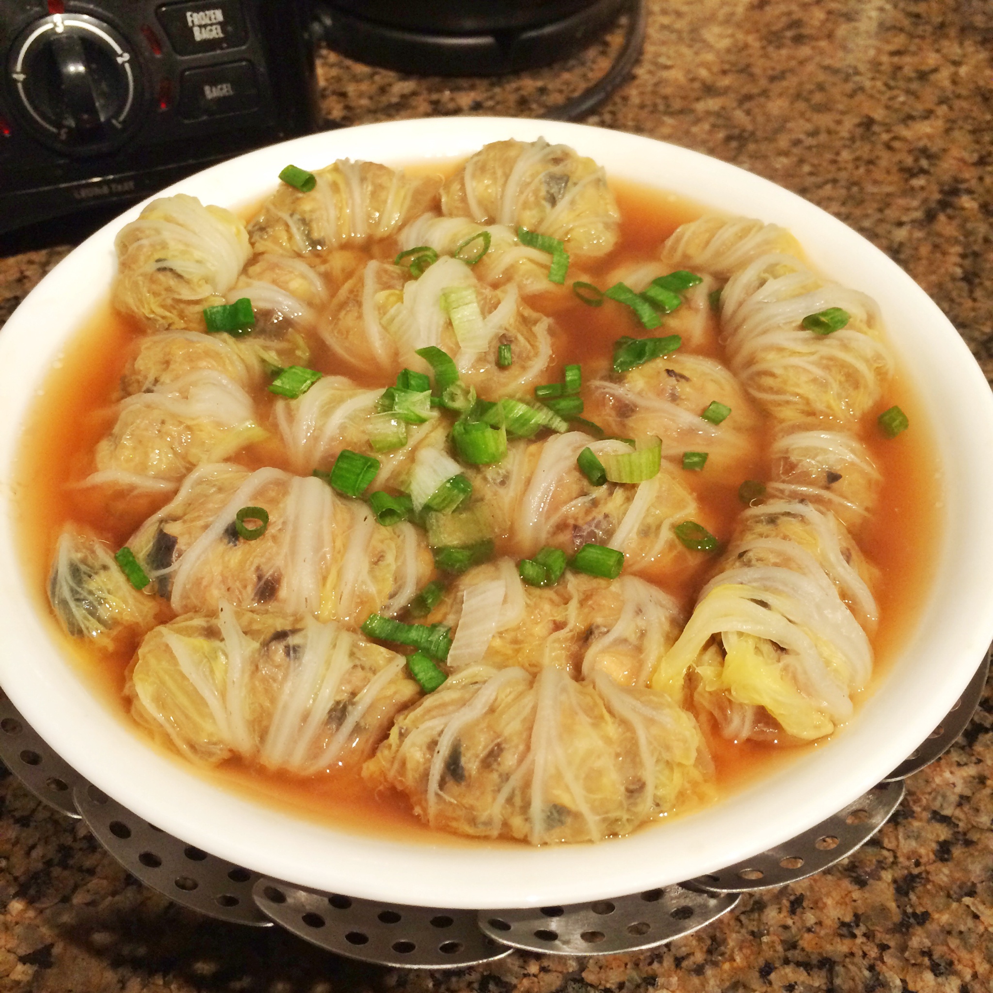 肉酿白菜卷
