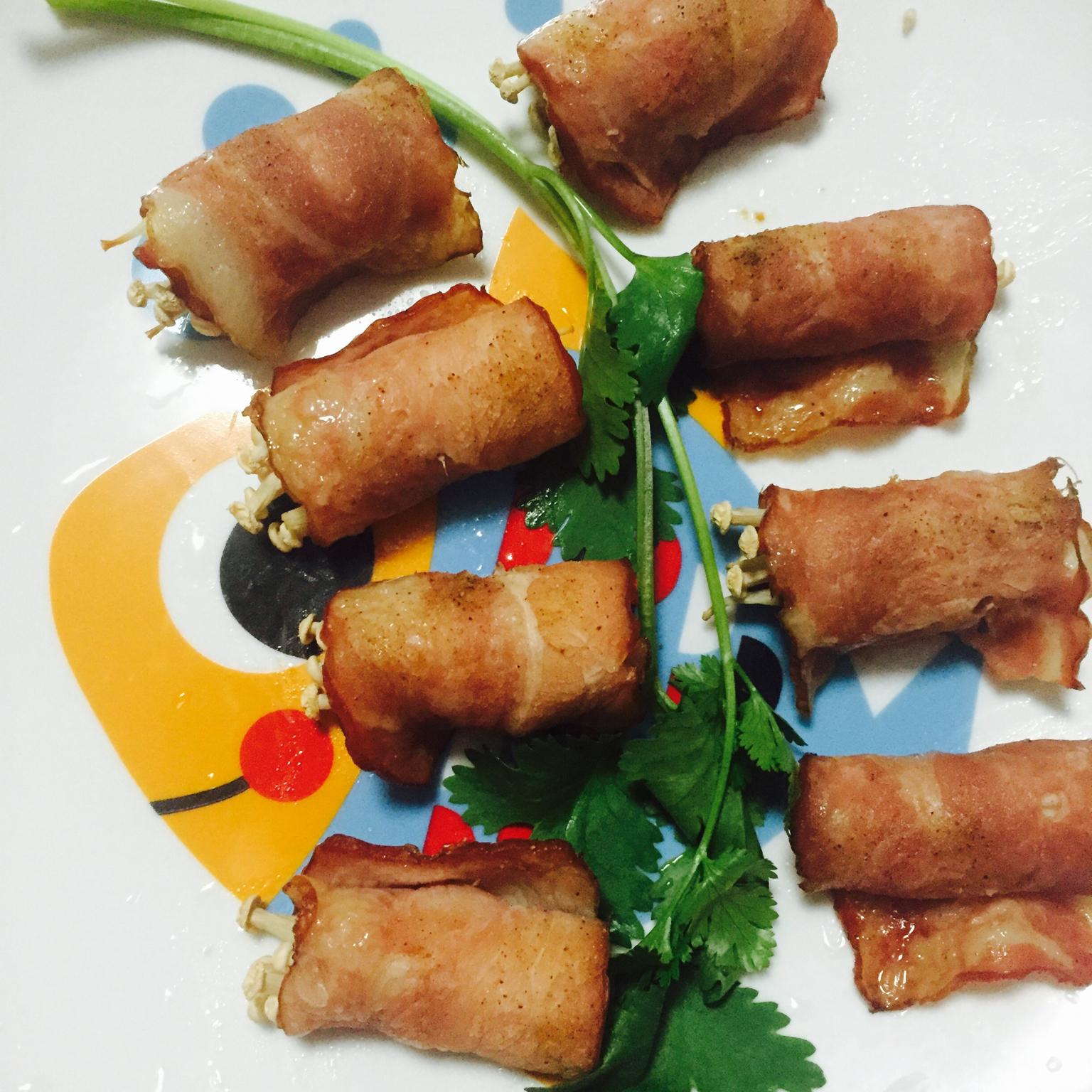 香烤培根金针菇