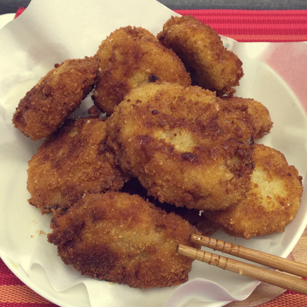 可乐饼 （肉末洋葱土豆饼）
