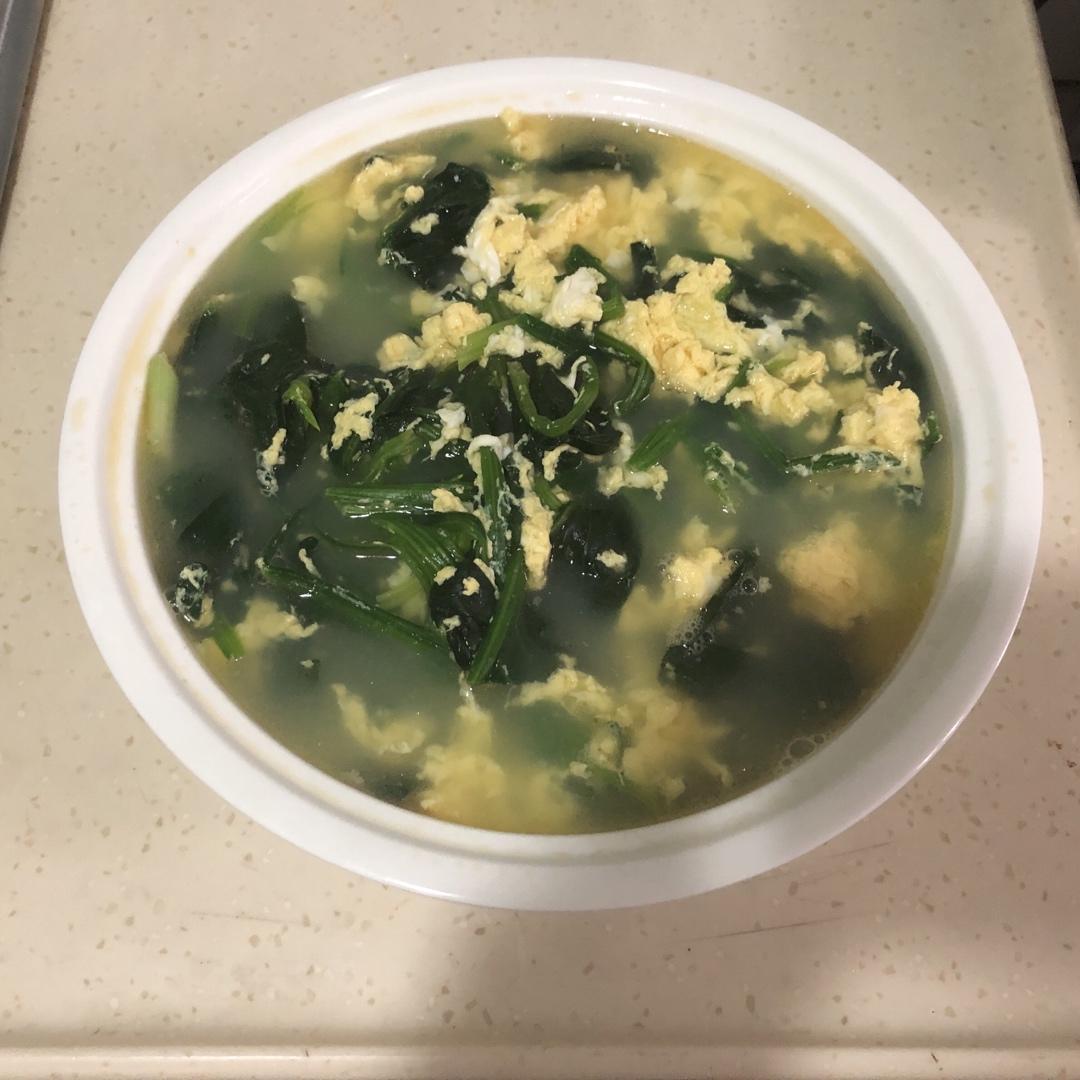 菠菜鸡蛋汤