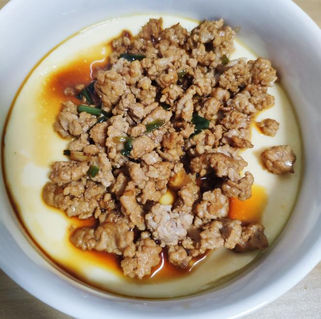 肉沫豆腐蛋羹 —懒人家常菜的做法