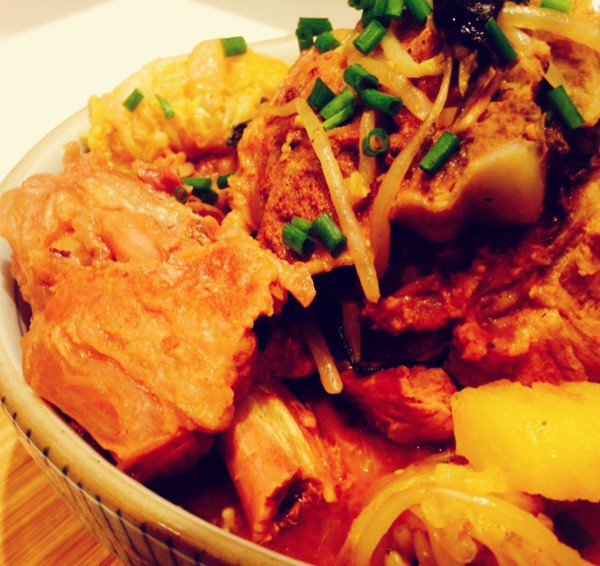 韩国传统猪骨汤(GamjaTang)