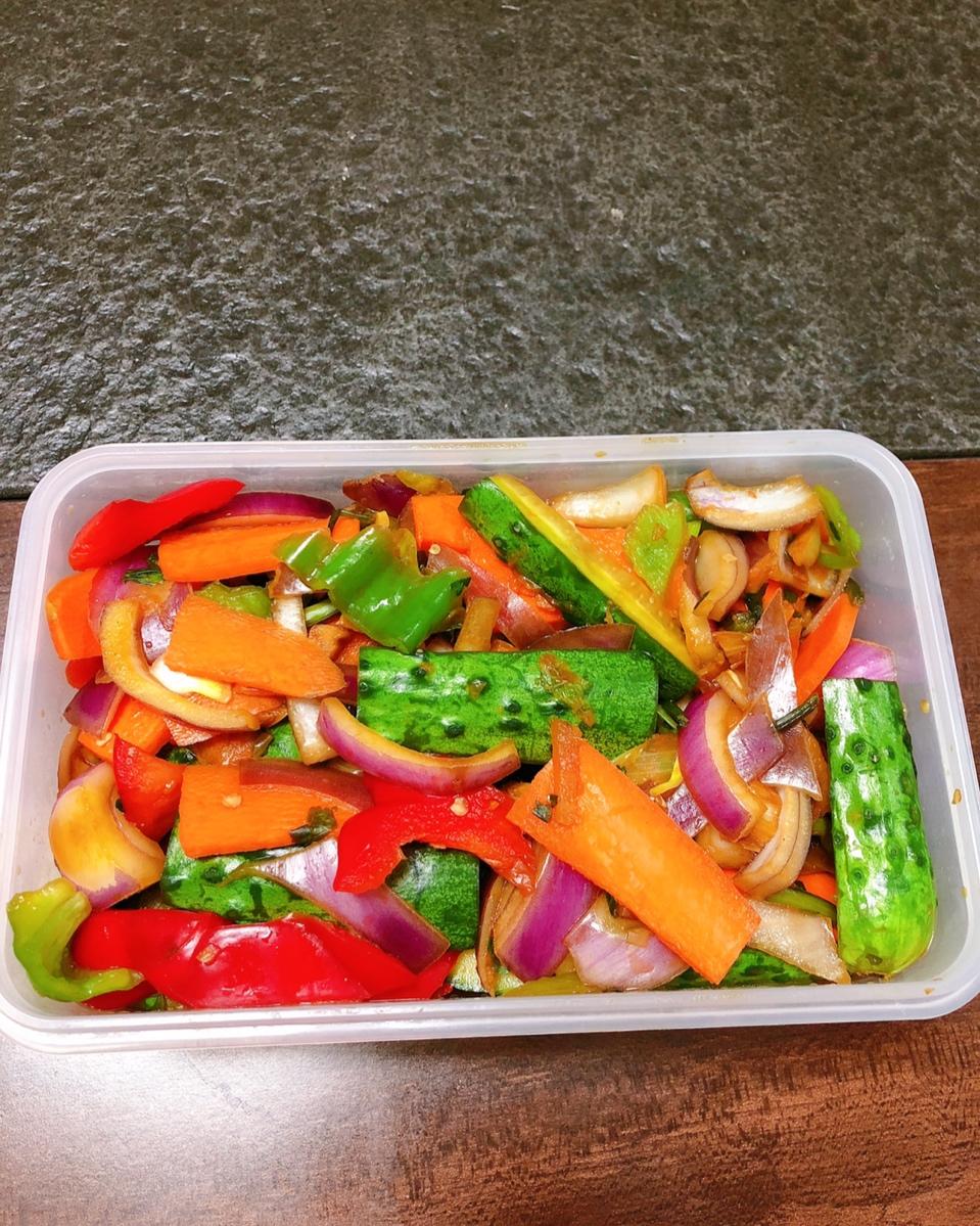 腌黄瓜（非常好吃的咸菜）