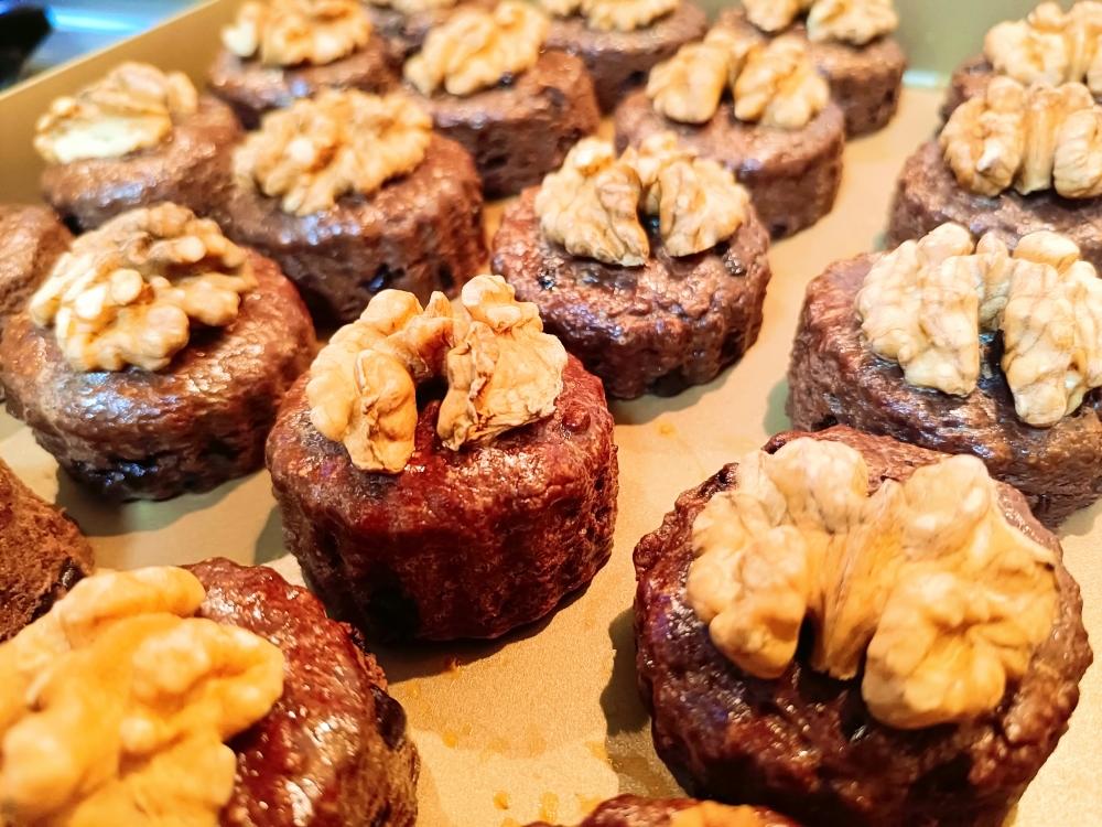 酵母版淡奶油巧克力豆司康+咸香奶酪司康