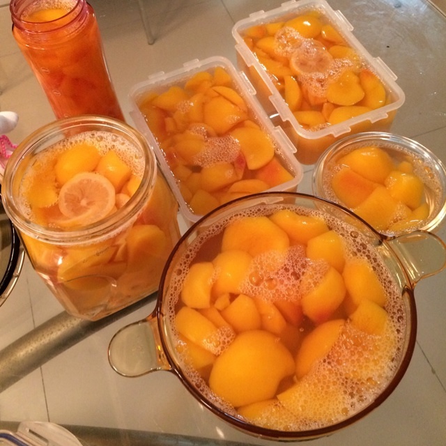 糖水黄桃的做法