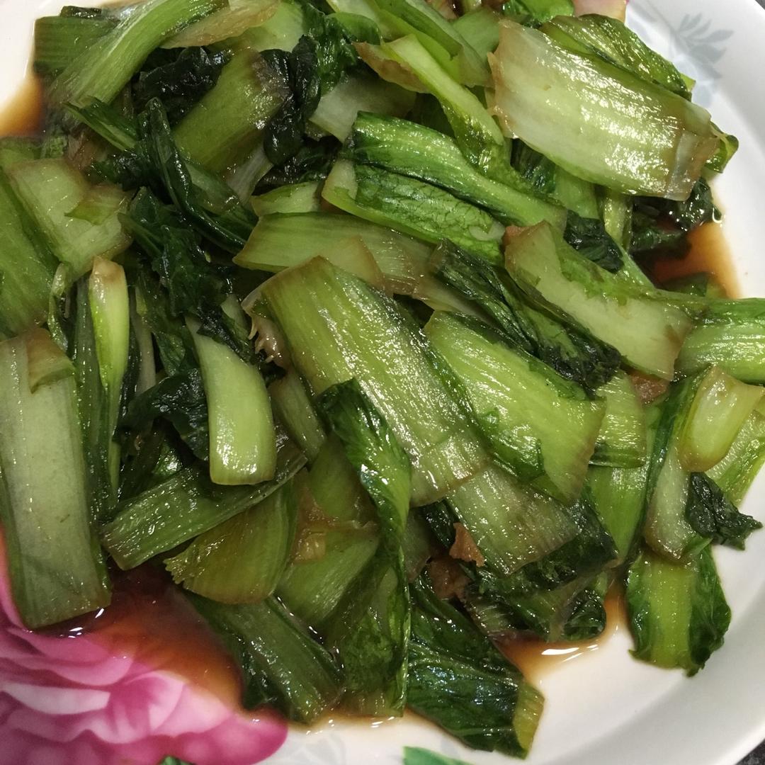 猪油渣炒青菜