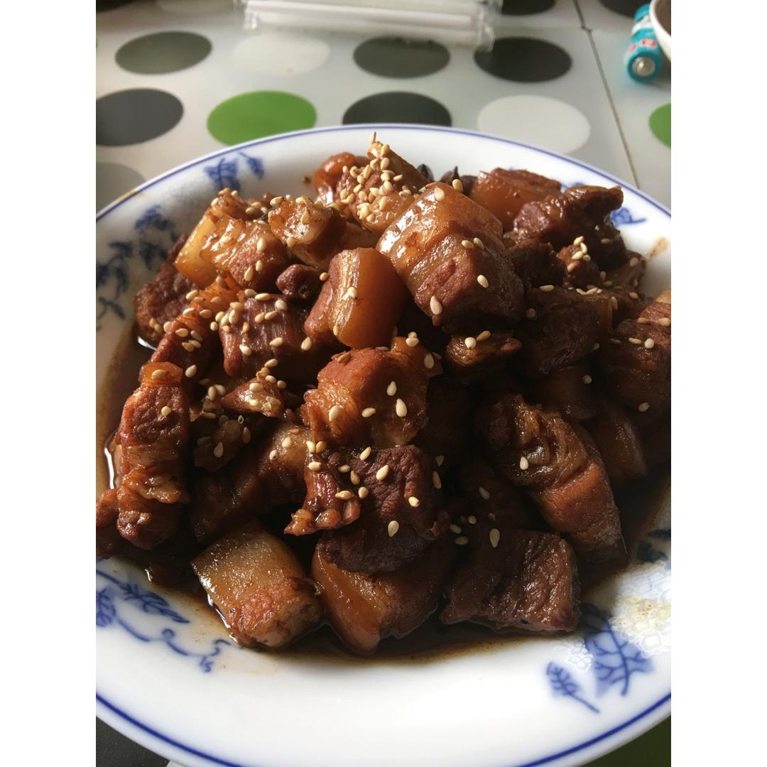 不焯水不放油的家常红烧肉
