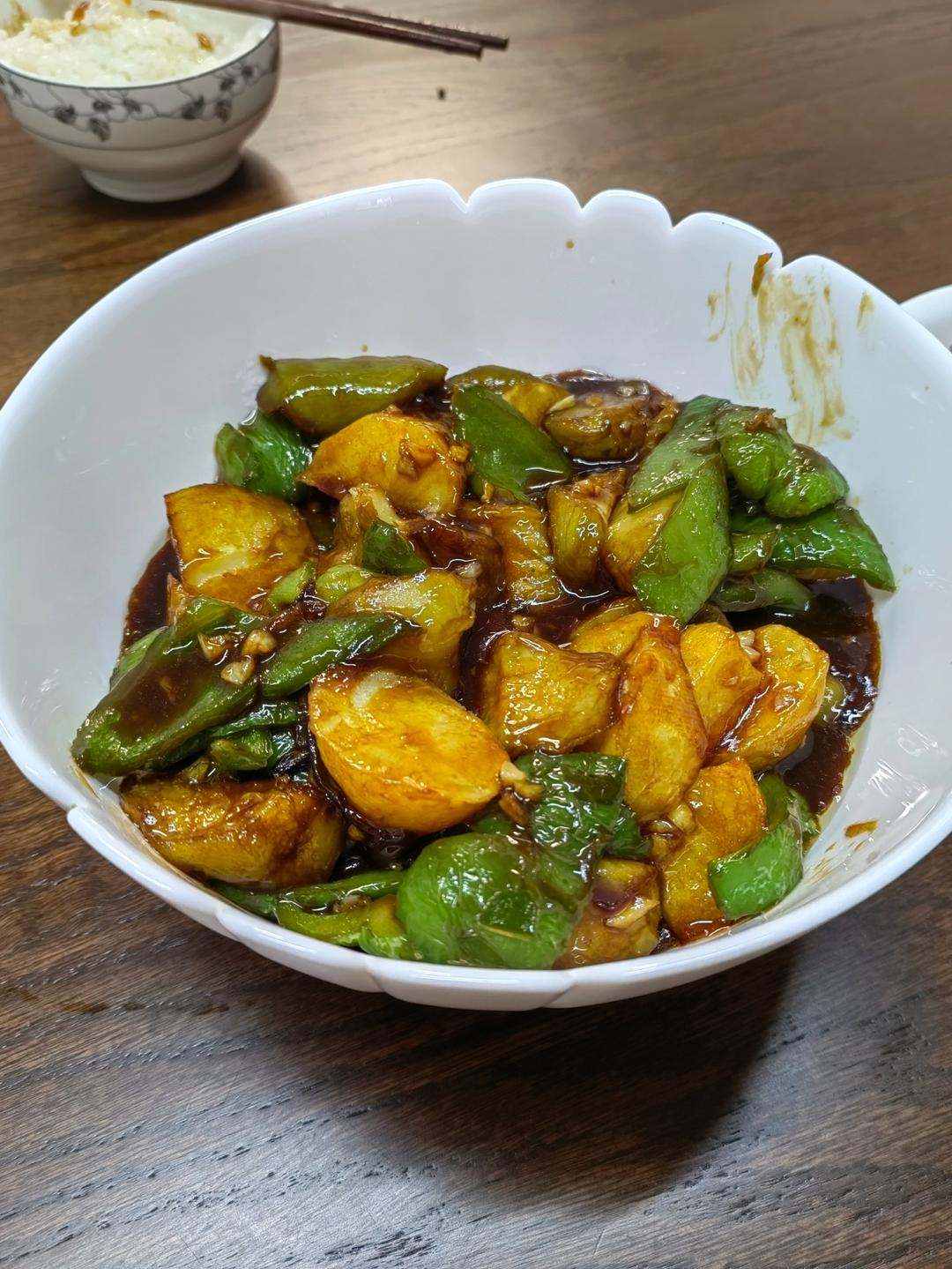 超级下饭的地三鲜