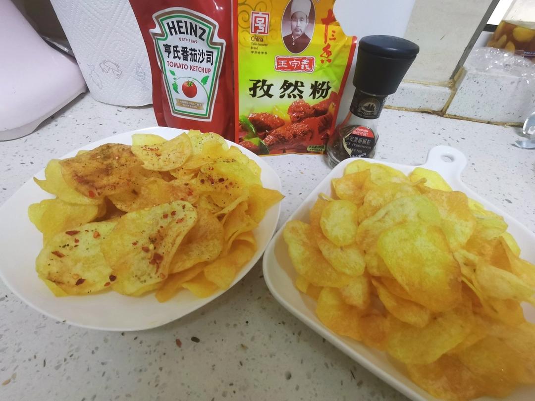 自制炸薯片，学会以后再也没买过薯片
