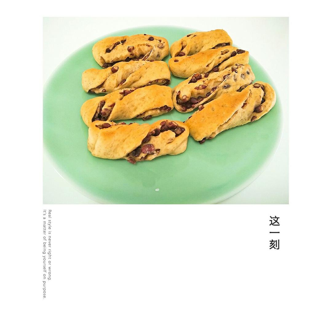 红豆牛奶面包棒