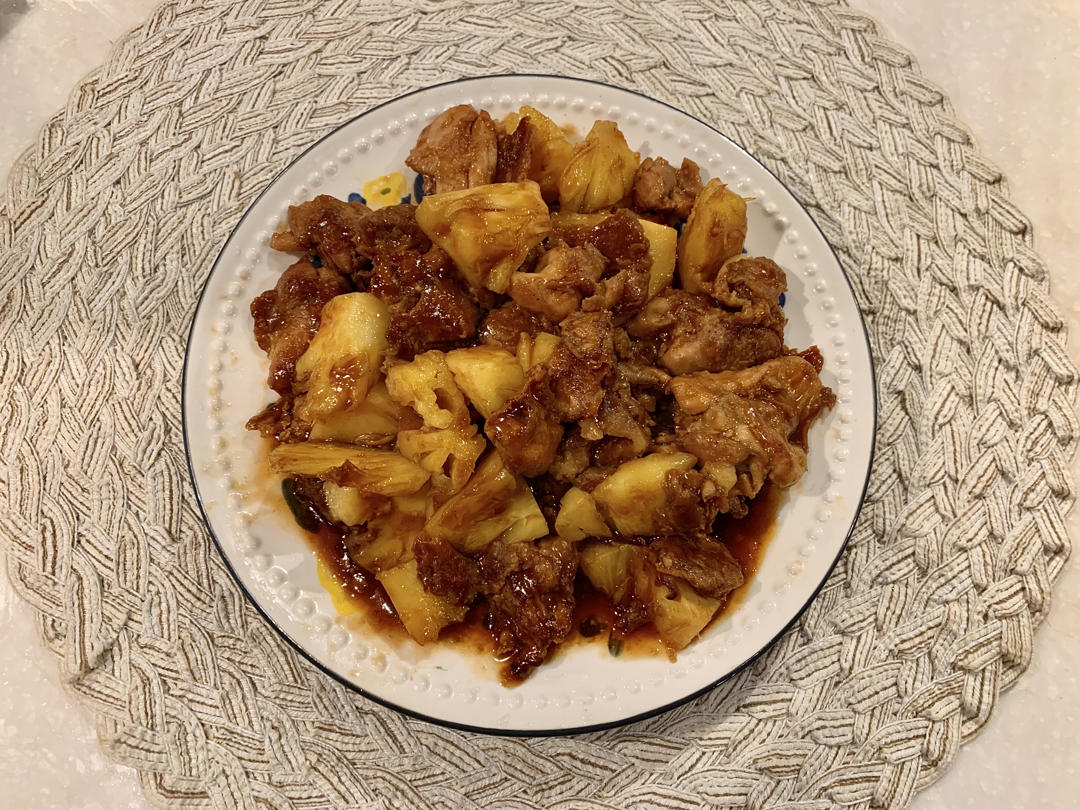 糖醋菠萝鸡块