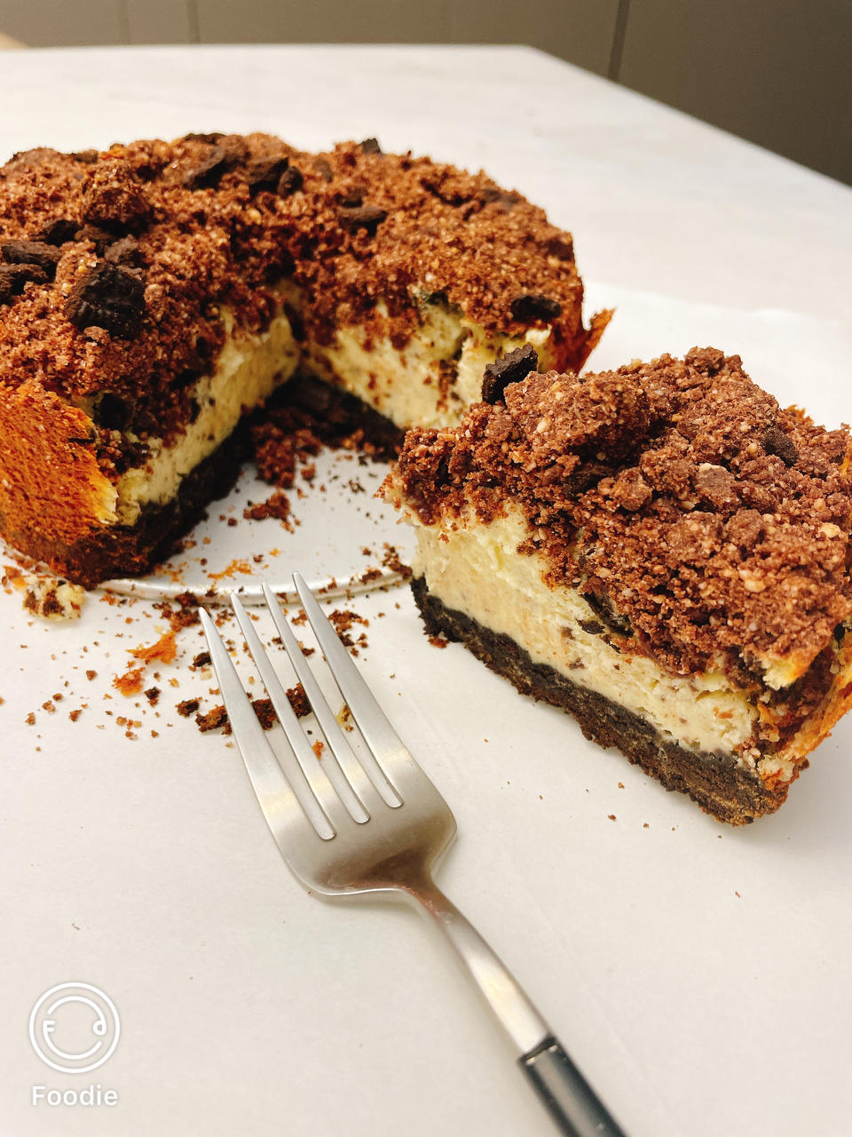 奥利奥酥粒芝士蛋糕