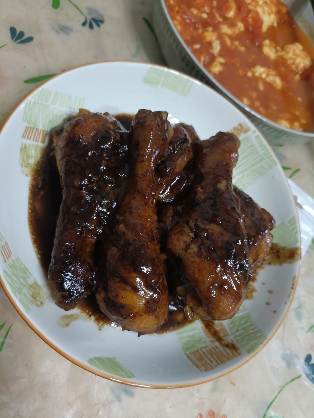 🔥好吃到飙泪的秘汁多汁蒜香鸡腿，鲜嫩到流口水。