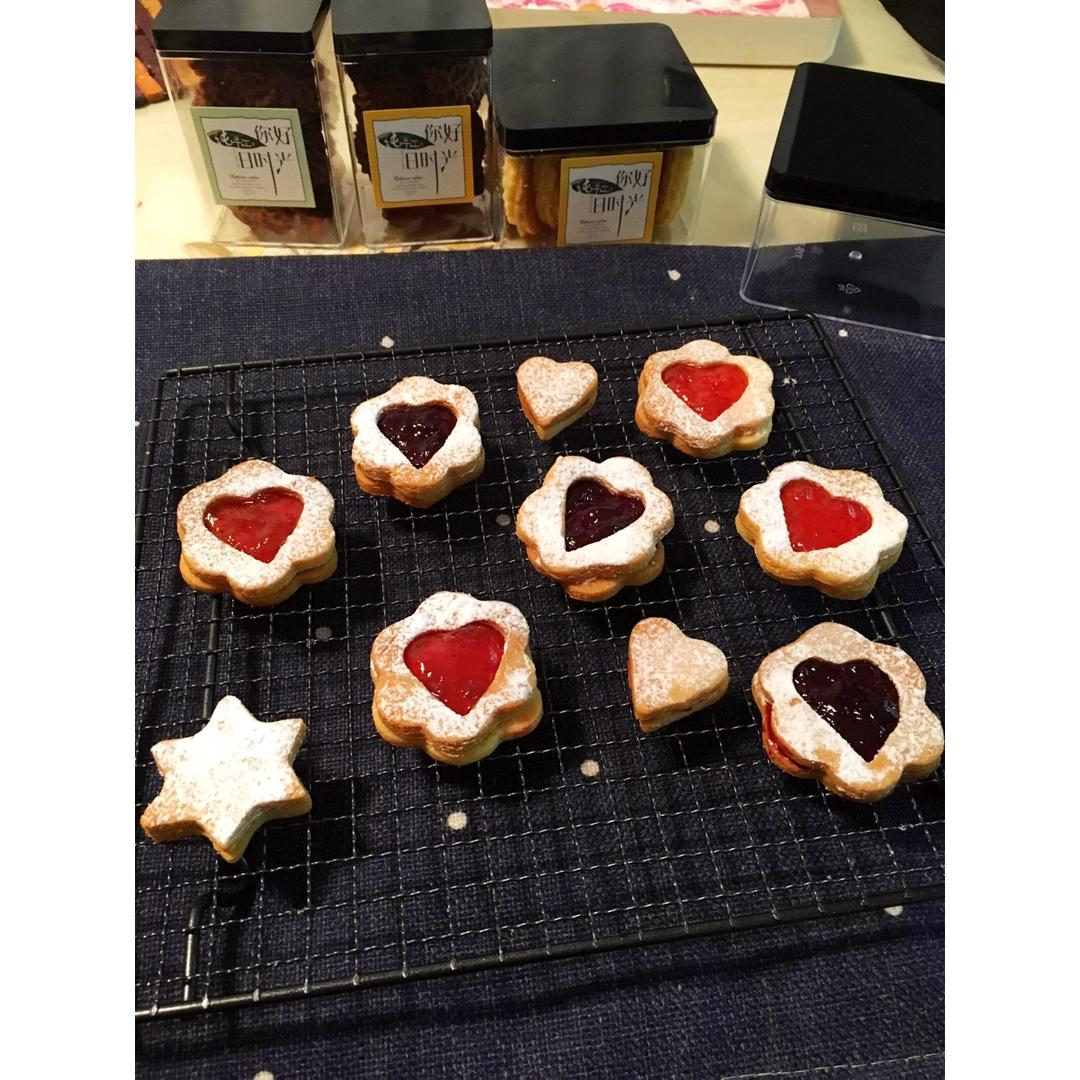 林兹果酱饼干（Linzer Cookie）