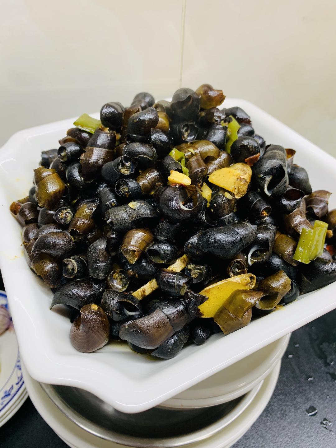 在家可做酒楼味道的炒螺丝(山坑螺)